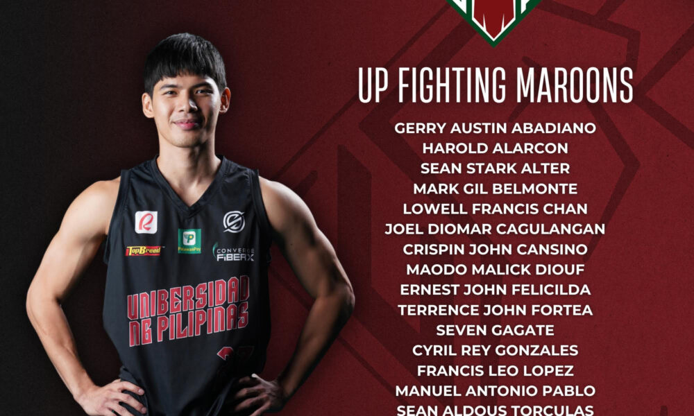 UP Fighting Maroons - Men's Basketball Team Official Roster